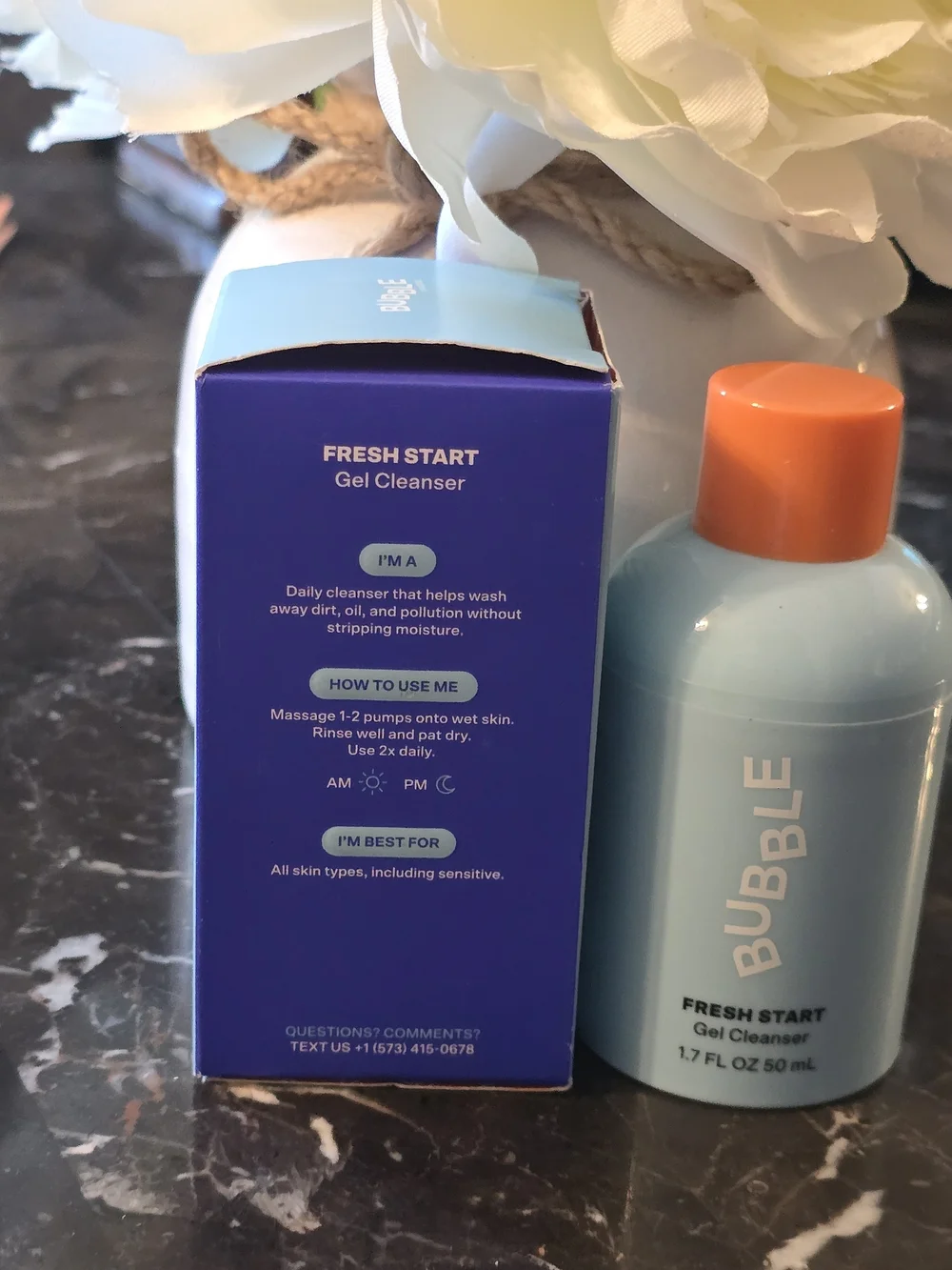 Bubble Fresh Start Gel Cleanser Step 1 Cleanse 50ml NIB